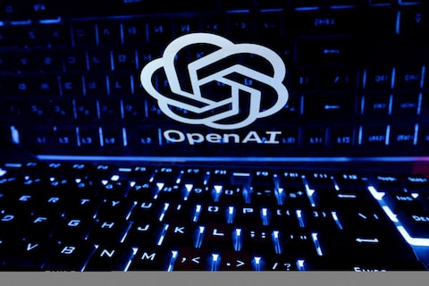 Illustration shows OpenAI logo